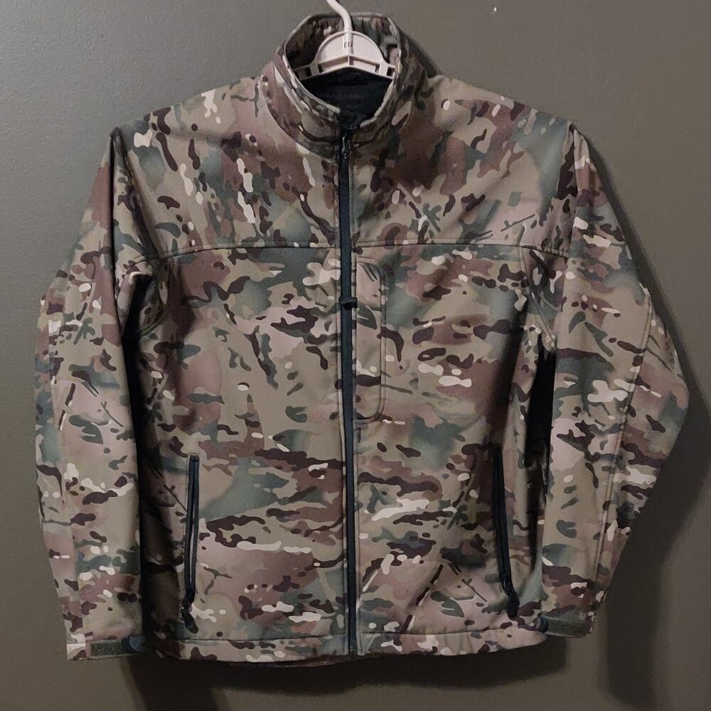 Highlander Odin Softshell Camo Waterproof AB-TEX Jacket SIZE XL
